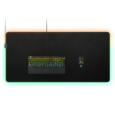 Ігрова поверхня SteelSeries QcK Prism Cloth 3XL ETAIL RGB 1200x590x4мм Ігрова поверхня SteelSeries QcK Prism Cloth 3XL ETAIL RGB 1200x590x4мм