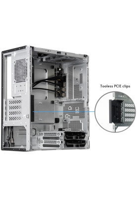 Корпус Chieftec UNI BS-20B-OP, без БЖ, mATX, Black