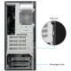 Корпус Chieftec UNI BS-20B-OP, без БЖ, mATX, Black