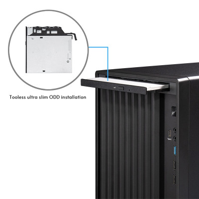 Корпус Chieftec UNI BS-20B-OP, без БЖ, mATX, Black Корпус Chieftec UNI BS-20B-OP, без БЖ, mATX, Black