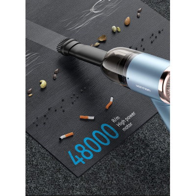 Автомобільний пилосос Vention 5000Pа 70W Li-Ion USB-C 4000мА/г синій Автомобільний пилосос Vention 5000Pа 70W Li-Ion USB-C 4000мА/г синій