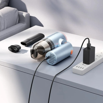 Автомобільний пилосос Vention 5000Pа 70W Li-Ion USB-C 4000мА/г синій Автомобільний пилосос Vention 5000Pа 70W Li-Ion USB-C 4000мА/г синій