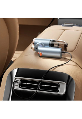 Автомобільний пилосос Vention 5000Pа 70W Li-Ion USB-C 4000мА/г синій