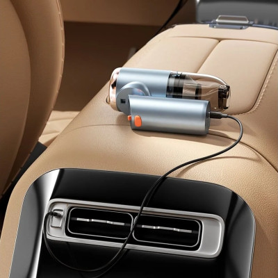 Автомобільний пилосос Vention 5000Pа 70W Li-Ion USB-C 4000мА/г синій Автомобільний пилосос Vention 5000Pа 70W Li-Ion USB-C 4000мА/г синій