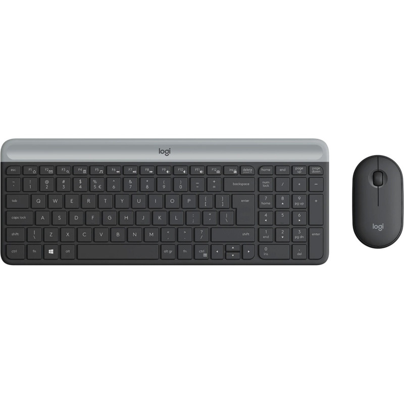 Комплект LOGITECH MK470 Slim Wireless Combo - GRAPHITE