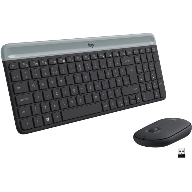 Комплект LOGITECH MK470 Slim Wireless Combo - GRAPHITE