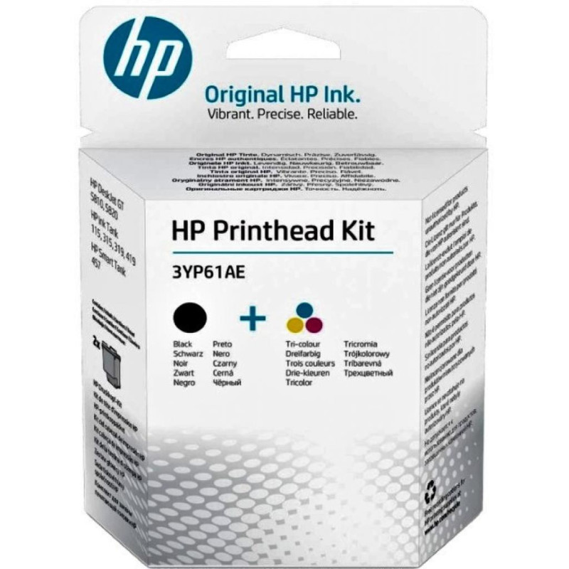 Друкуюча головка для HP DeskJet GT5810/5820/InkTank 115/315/319/410/415/419 Black+Tri-Color