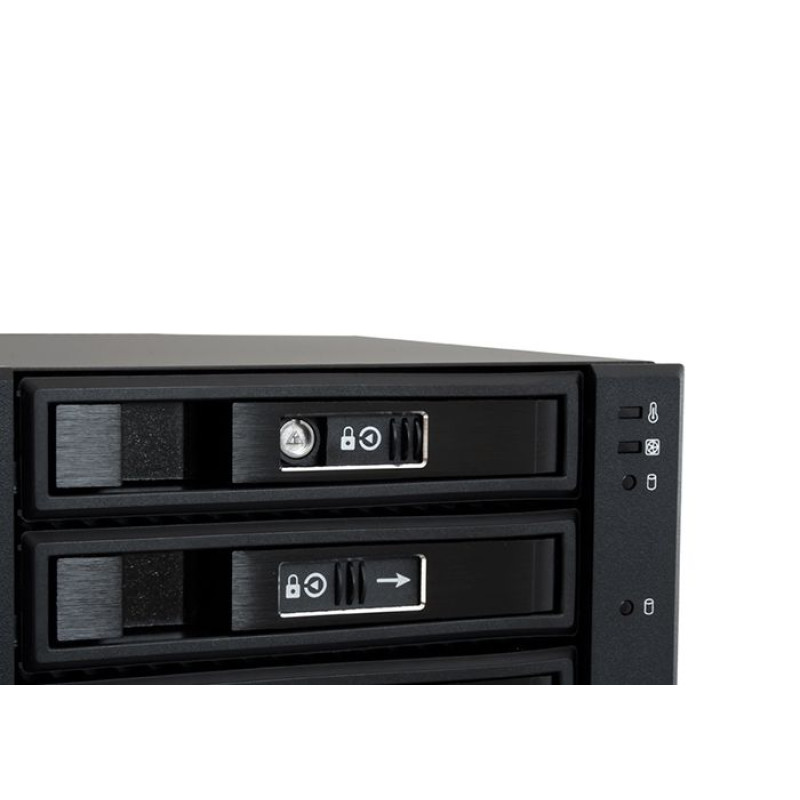 Бекплейн Chieftec CBP-3141SAS 3x5.25" -> 4x3.5" HDDs Hot-Swap Aluminium