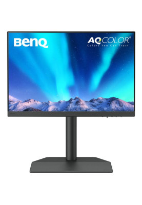 TFT 24" BenQ SW242Q, 2K QHD, 2560x1600, HDMI, USB-C, MCR, HAS, Pivot, сірий