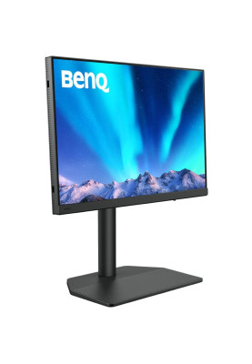 TFT 24" BenQ SW242Q, 2K QHD, 2560x1600, HDMI, USB-C, MCR, HAS, Pivot, сірий