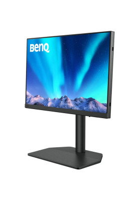 TFT 24" BenQ SW242Q, 2K QHD, 2560x1600, HDMI, USB-C, MCR, HAS, Pivot, сірий