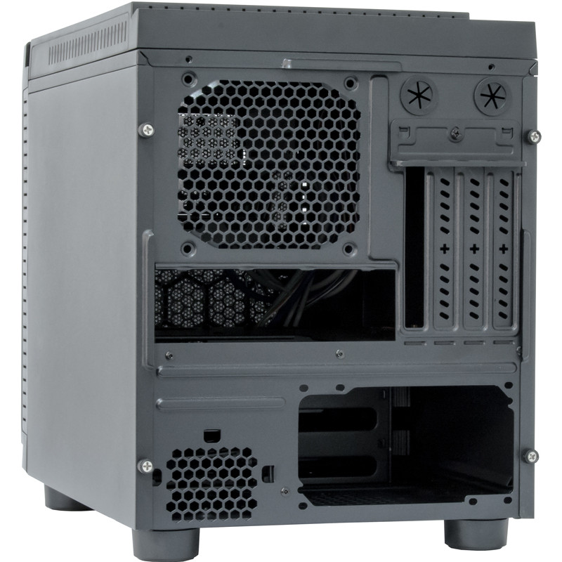 Корпус Chieftec GAMING CUBE CI-01B-OP mATX, без БЖ, Black