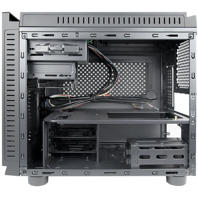 Корпус Chieftec GAMING CUBE CI-01B-OP mATX, без БЖ, Black