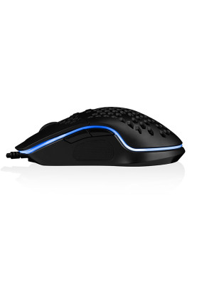 Мишка  LogicConcept Starr One Light 6400dpi, 7кн., RGB, чорна