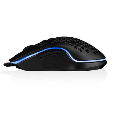 Мишка  LogicConcept Starr One Light 6400dpi, 7кн., RGB, чорна