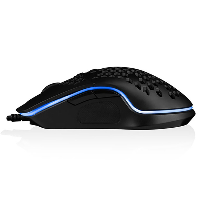 Мишка  LogicConcept Starr One Light 6400dpi, 7кн., RGB, чорна