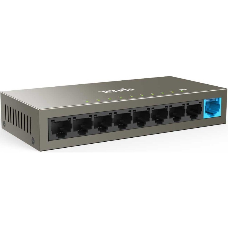 Комутатор TENDA TEF1109D 9port 10/100, не керований, мет. корпус