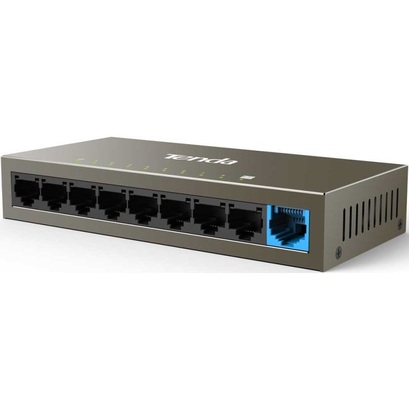Комутатор TENDA TEF1109D 9port 10/100, не керований, мет. корпус