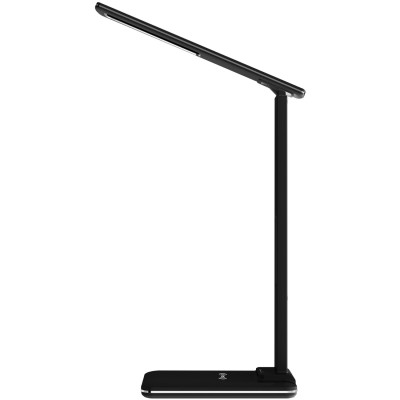 LED лампа настільна Media-Tech LEDITOU MT222K, 4W 6500K, 15W QI з вбудованим WRL, чорна