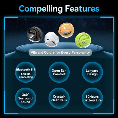 Навушники TWS Vention OpenBeat O12 Green Навушники TWS Vention OpenBeat O12 Green