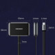 Перехідник USB 2.0 Type-C --> HDMI+VGA (HDMI 1.4b) CM303 Ugreen чорний
