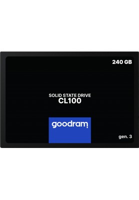 Накопичувач SSD 240Gb GoodRAM CL100 SATA III 2.5" TLC