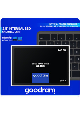 Накопичувач SSD 240Gb GoodRAM CL100 SATA III 2.5" TLC