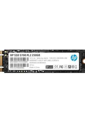 SSD 250Gb HP S700 M.2 2280 SATA III 3D NAND, Retail