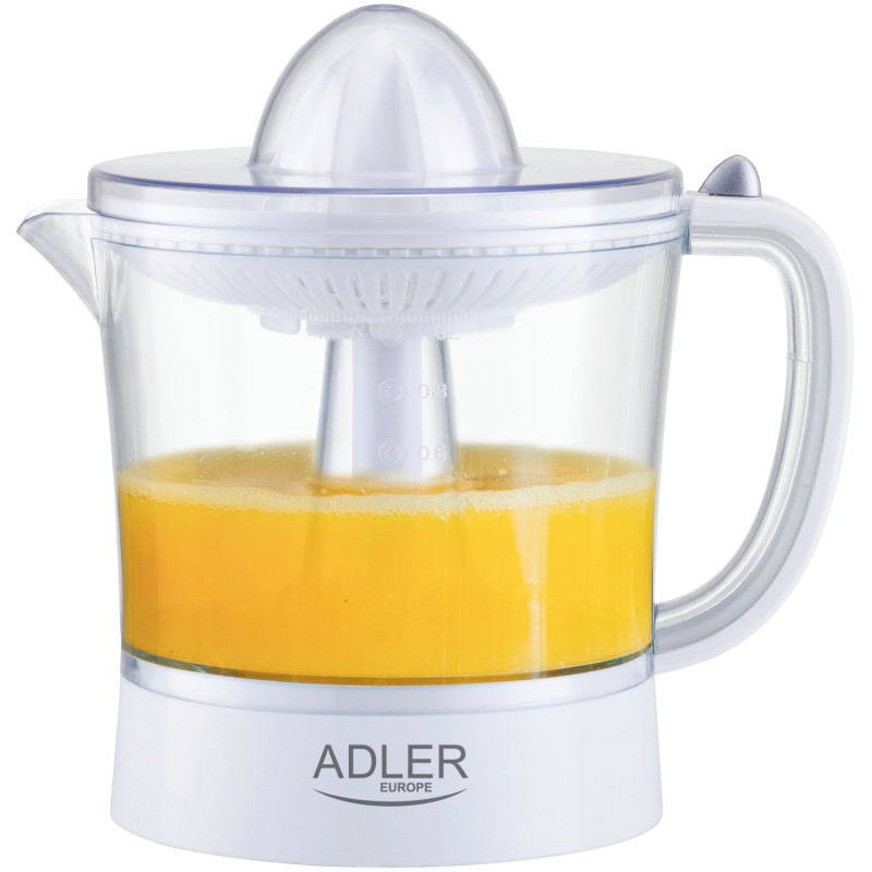 Соковитискач Adler AD 4009 white для цитрусових/ 60Вт/ 1л/ білий