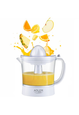 Соковитискач Adler AD 4009 white для цитрусових/ 60Вт/ 1л/ білий
