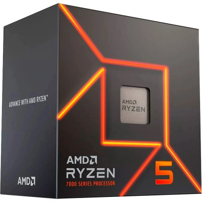 AMD Ryzen 5 6C/12T 7600 (3.8/5.1GHz Boost,38MB,65W,AM5,Wraith Stealth cooler) box