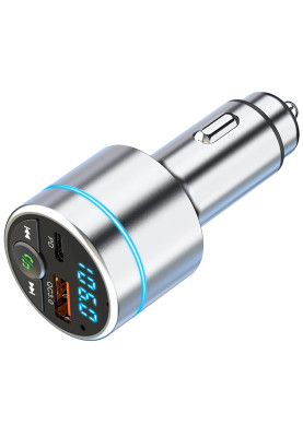 автомобільний FM-трансміттер Aspiring Wave 5 PD 20W LED/Bluetooth/MicroSD/DSP/QC3.0 Metal case