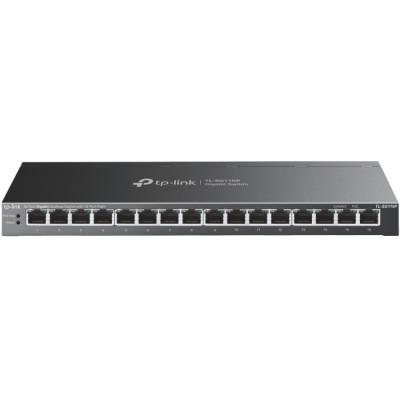 Комутатор TP-Link TL-SG116P, 16x10/100/1000 RJ45, PoE+