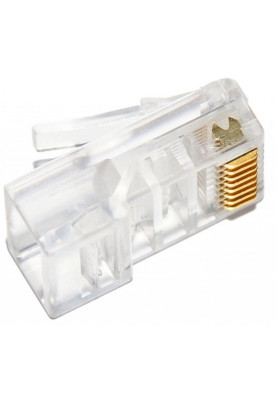 Конектор комп'ютерний RJ-45 (8P8C), з наскрізним отвором