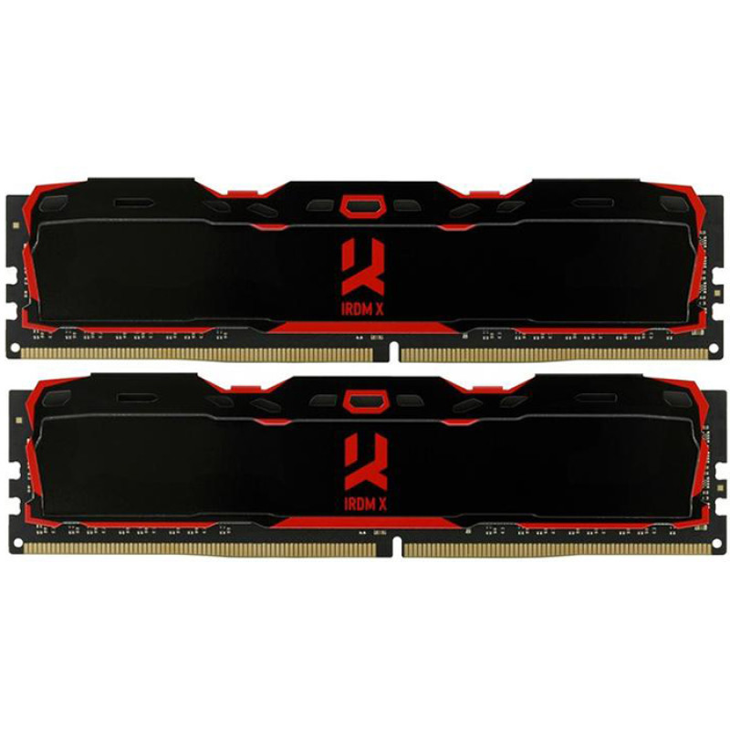 Пам'ять DDR4  32Gb 3200MHz GoodRAM IRDM X Black, Retail