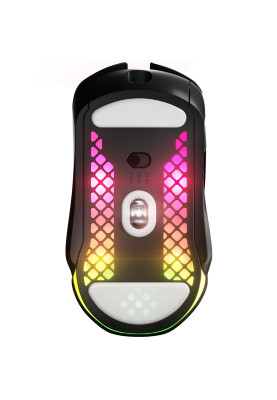 Мишка SteelSeries Aerox 5 Wireless RGB, 18000dpi., 9кн., чорна