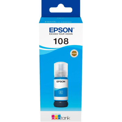 Контейнер з чорнилом Epson 108 EcoTank L8050/L18050 cyan