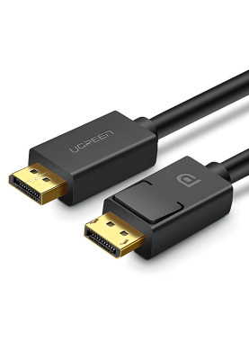Кабель DisplayPort M - M V1.2 Cable 4K@60Hz; 2K@144Hz 3m DP102 чорний UGREEN