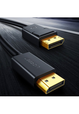 Кабель DisplayPort M - M V1.2 Cable 4K@60Hz; 2K@144Hz 3m DP102 чорний UGREEN