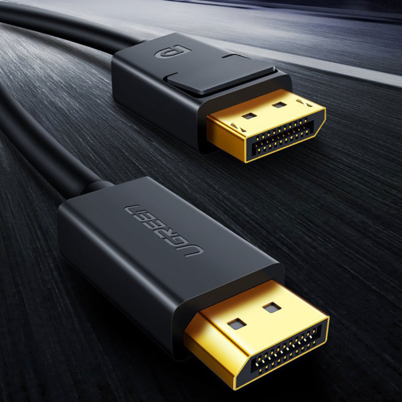 Кабель DisplayPort M - M V1.2 Cable 4K@60Hz; 2K@144Hz 3m DP102 чорний UGREEN