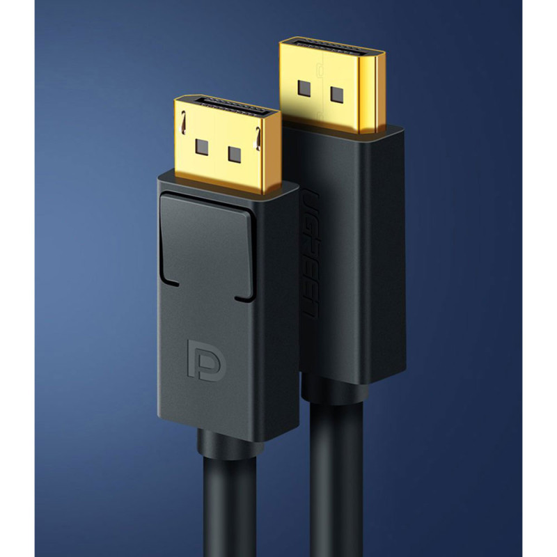 Кабель DisplayPort M - M V1.2 Cable 4K@60Hz; 2K@144Hz 3m DP102 чорний UGREEN