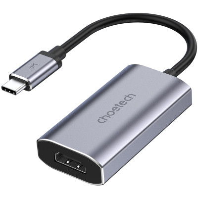 Перехідник USB 3.1 Type-C M - HDMI F, 0,15m 8K 60Hz Choetech чорний