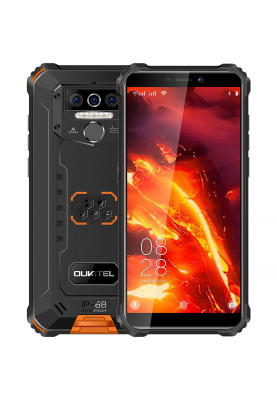 Смартфон Oukitel WP5 Pro 5.5" HD+ /4GB/64GB/ MTK6762D / 8000mAh / IP68 / 13+5Мп / Orange
