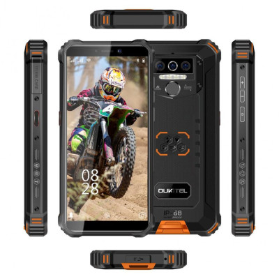 Смартфон Oukitel WP5 Pro 5.5" HD+ /4GB/64GB/ MTK6762D / 8000mAh / IP68 / 13+5Мп / Orange