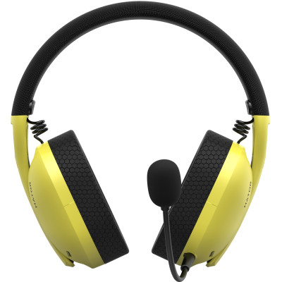Ігрова гарнітура Hator Hyperpunk 2 Wireless Tri-mode Black/Yellow