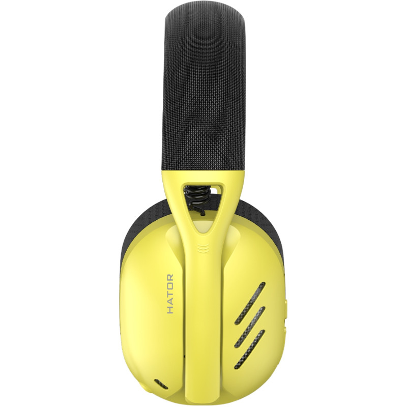 Ігрова гарнітура Hator Hyperpunk 2 Wireless Tri-mode Black/Yellow