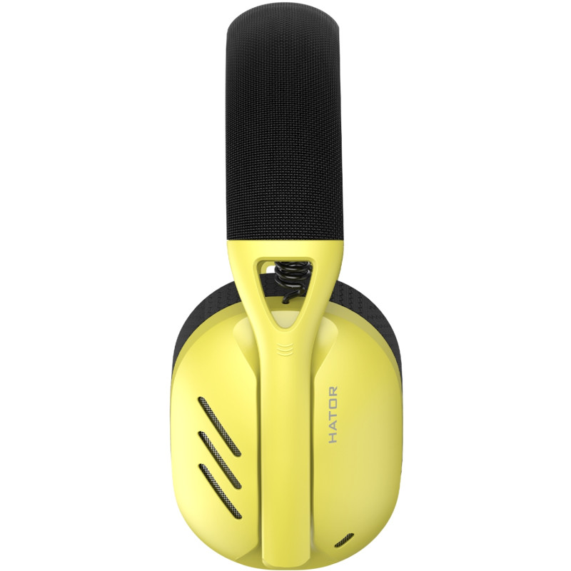 Ігрова гарнітура Hator Hyperpunk 2 Wireless Tri-mode Black/Yellow