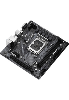 ASRock H610M-HVS/Ref (1700/H610, 2*DDR4, 1xPCIex16, HDMI/VGA, 4xSATAІІІ, GLan, 7.1ch, mATX)