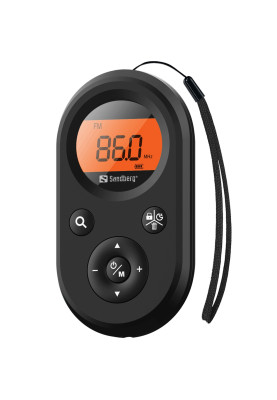 Радіо приймач FM/AM кишеньковий (Rechargeable) з навушниками, Sandberg