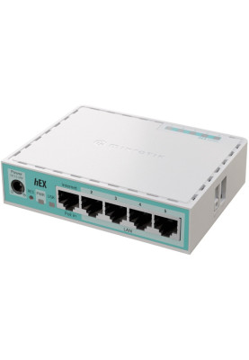 Маршрутизатор Mikrotik hEX refresh 2024 (E50UG), 5x10/100/1000, 1xUSB type A